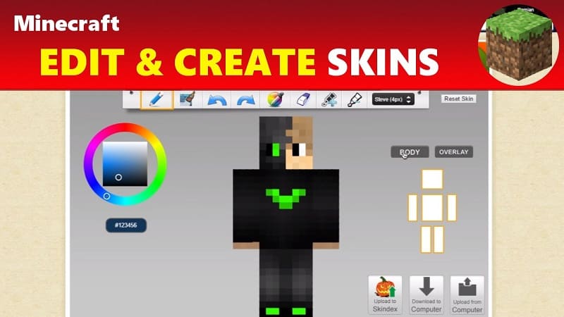 How to Create Custom Skins in Minecraft PE