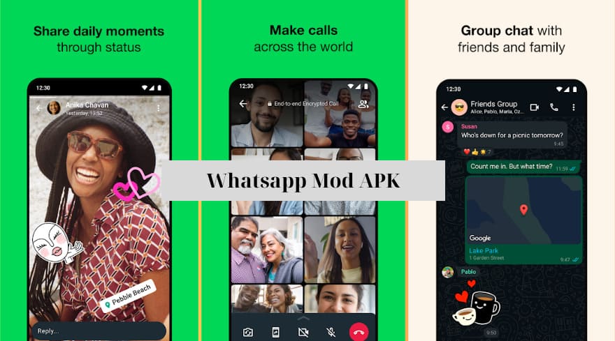 Whatsapp Mod APK v2.22.13.77 (Premium/Latest Version) Android